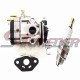 STONEDER Carburetor Carb + L7T Spark Plug For Walbro WYJ-138 WYK-186 Echo SHC-260 SHC-261 PB-260L