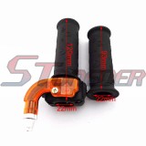STONEDER Red Throttle Cable + Twist Throttle Grips For 43cc 47cc 49cc Mini Dirt ATV Quad Pocket Bike