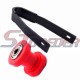 STONEDER Red 8mm Chain Roller Pulley Tensioner + Black Chain Slider Rear Swingarm Guard For Pit Dirt Motor Trail Bike Motorcycle Motocross