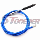 STONEDER Alloy Folding Brake Clutch Lever + Blue 84.5mm 1070mm Clutch Cable For Chinese Pit Dirt Bike 50cc 70cc 90cc 110cc 125cc 140cc 150cc 160cc IMR GPX SSR