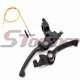 STONEDER Folding Brake Clutch Lever + Gold 84.5mm 1070mm Clutch Cable For 50cc 70cc 90cc 110cc 125cc 140cc 150cc 160cc Chinese Pit Dirt Bike YCF SDG Apollo