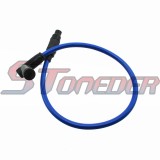 STONEDER 8.8mm Twin Core Racing Power Cable Ignition Coil For Motorcycle ATV Quad 4 Whheer Dirt Pit Bike 50cc 90cc 110cc 125cc 140cc 150cc 160cc