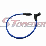 STONEDER 8.8mm Twin Core Racing Power Cable Ignition Coil For Motorcycle ATV Quad 4 Whheer Dirt Pit Bike 50cc 90cc 110cc 125cc 140cc 150cc 160cc
