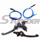 STONEDER Alloy Folding Brake Clutch Lever + Blue 84.5mm 1070mm Clutch Cable + 108mm 990mm Throttle Cable For Chinese Pit Dirt Bike 50cc 70cc 90cc 110cc 125cc 140cc 150cc 160cc Piranha DHZ GPX