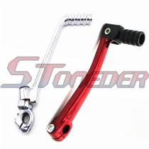 STONEDER 11mm Aluminum Folding Gear Shifter Lever + 13mm Steel Kick Starter Lever For Chinese Pit Dirt Trail Bike Thumpstar Kayo SDG 50cc 70cc 90cc 110cc 125cc
