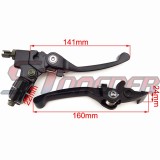 STONEDER Alloy Folding Brake Clutch Lever + 108mm 990mm Gold Throttle Cable For Chinese Pit Dirt Bike XR50 SSR YCF SDG Apollo 50cc 70cc 90cc 110cc 125cc 140cc 150cc 160cc