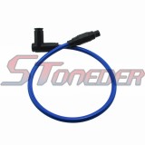 STONEDER 8.8mm Twin Core Racing Power Cable Ignition Coil For Motorcycle ATV Quad 4 Whheer Dirt Pit Bike 50cc 90cc 110cc 125cc 140cc 150cc 160cc