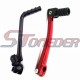 STONEDER Aluminum Folding 11mm Gear Shifter Lever + Steel 16mm Kick Starter Lever For Chinese 140cc 150cc 160cc Pit Dirt Bike Apollo Taotao BSE