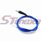 STONEDER Alloy Folding Brake Clutch Lever + Blue 84.5mm 1070mm Clutch Cable + 108mm 990mm Throttle Cable For Chinese Pit Dirt Bike 50cc 70cc 90cc 110cc 125cc 140cc 150cc 160cc Piranha DHZ GPX