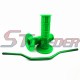 STONEDER Green Aluminum 1 1/8'' 28mm Fat Handlebar + Durable Soft Throttle Handle Grips For Pit Dirt Motor Trail Bike Motorcycle Motocross ATV Quad 4 Wheeler