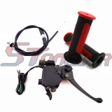 STONEDER Thumb Throttle Accelerator Assembly Brake Lever + Handle Grips + Throttle Cable For Chinese ATV Quad 4 Wheeler 50cc 70cc 90cc 110cc 125cc 150cc 200cc 250cc