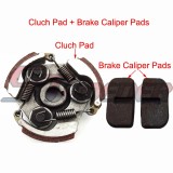 STONEDER Cluch Pad + Brake Caliper Pads For 47cc 49cc 2 Stroke Engine Pocket Bike Mini Moto Dirt Kids ATV Quad 4 Wheeler