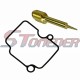 STONEDER Float Bowl Rubber Seal Gasket + Fuel Idle Mixture Screw For Mikuni Carburetor VM22-3847 Pit Dirt Trail Bike
