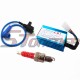 STONEDER Blue Racing Ignition Coil + Aluminum 5 Pin AC CDI + Red A7TC Spark Plug For Pit Dirt Bike Motorcycle 50cc 70cc 90cc 110cc 125cc 140cc 150cc