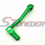 STONEDER Green CNC Aluminum Twist Throttle + 108mm 990mm Throttle Cable + Aluminum Folding 11mm Gear Shifter Lever For  Chinese Pit Dirt Bike Motorcycle Braaap Atomik Roketa 50cc 70cc 90cc 110cc 125cc 140cc 150cc 160cc