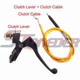 STONEDER Aluminum Clutch Lever + Gold 84.5mm 1070mm Clutch Cable For Chinese Pit Dirt Motor Trail Bike Motorcycle Stomp YCF IMR 50cc 70cc 90cc 110cc 125cc 140cc 150cc 160cc