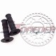 STONEDER 200mm Rear Brake Disc Disk Rotor + Bolts Screws + Black Throttle Handle Grips For Chinese CRF50 SSR Pit Dirt Trail Bike Motorcycle