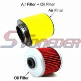 STONEDER 68mm Air Filter Cleaner + Oil Filter For Honda Fourtrax 300 TRX300 2x4 TRX300FW 4x4 1993 1994 19995 1996 1997 1998 1999 2000