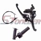 STONEDER Black Aluminum Folding Brake Clutch Lever + Throttle Handle Grips + 120mm 1200mm Throttle Cable For 50cc 70cc 90cc 110cc 125cc 140cc 150cc 160cc Chinese Pit Dirt Trail Bike Piranha Stomp SSR