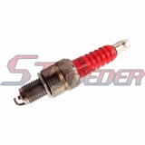 STONEDER A7TC Spark Plug + Yellow Ignition Coil For Pit Dirt Trail Motor Bike Motorcycle Piranha Thumpstar 50cc 70cc 90cc 110cc 125cc 140cc 150cc 160cc