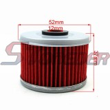 STONEDER 68mm Air Filter Cleaner + Oil Filter For Honda Fourtrax 300 TRX300 2x4 TRX300FW 4x4 1993 1994 19995 1996 1997 1998 1999 2000