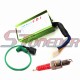 STONEDER Green High Performance Racing Ignition Coil + Aluminum 5 Pin AC CDI Box + Red Spark Plug A7TC For 50cc 70cc 90cc 110cc 125cc 140cc 150cc Pit Dirt Bike Motorcycle