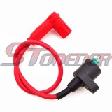STONEDER Engine Kill Stop Switch + Racing Ignition Coil + 5 Pin AC CDI Box + Wirings Loom Harness For Chinese Pit Dirt Bike 50cc 90cc 110cc 125cc 150cc 160cc Lifan YX