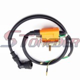 STONEDER Racing 5 Pin AC CDI Box + Ignition Coil + 4 Pin Voltage Regulator Rectifier + Starter Solenoid Relay For 50cc 70cc 90cc 110cc Engine Chinese ATV Quad 4 Wheeler