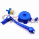 STONEDER Blue Folding 11mm Gear Shifter Lever + Gas Fuel Tank Cap Cover + Fuel Fiter For Chinese 50 70cc 90cc 110cc 125cc 140cc 150cc 160cc Pit Dirt Bike SSR CRF50 SDG Taotao Kayo