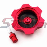 STONEDER Red 11mm Foding Gear Shifter Lever + Gas Fuel Tank Cap Cover + Fuel Filter For Chinese Pit Dirt Bike SSR CRF50 TTR YCF 50cc 70cc 90cc 110cc 125cc 140cc 150cc 160cc