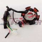 STONEDER Racing Ignition Coil + Magneto Stator + 6 Pin AC CDI Box For Chinese ATV Go Kart GY6 50cc Engine Moped Scooter