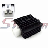 STONEDER Racing 5 Pin AC CDI Box + Ignition Coil + 4 Pin Voltage Regulator Rectifier + Starter Solenoid Relay For 50cc 70cc 90cc 110cc Engine Chinese ATV Quad 4 Wheeler