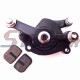 STONEDER Black Rear Disc Disk Brake Caliper + Brake Pads For 2 Stroke 43cc 47cc 49cc Chinese Mini Moto Scooter Dirt Pocket Bike Kids ATV Quad 4 Wheeler