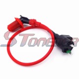 STONEDER Red Racing Ignition Coil + 6 Pin Wires AC CDI Box For Chinese GY6 50cc 125cc 150cc Engine ATV Quad Go Kart Moped Scooter