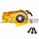 STONEDER Yellow Aluminum Recoil Pull Starter + L7T Spark Plug + Fuel Filter + Screw Bolts For 2 Stroke 47cc 49cc Mini Moto Dirt Kids ATV Pocket Bike Minimoto