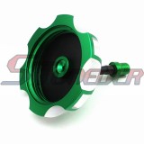 STONEDER Green CNC Aluminum Gas Fuel Tank Cap Cover For Honda CRF 250 R X TRX 450 R 400 EX Yamaha YZ 125 250 YZ250F YZ450F YZ85 WR250 WR450F Pit Dirt Bike Motorcycle