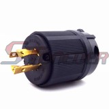 STONEDER 20A L14-20P 4 Prong Gas Gasoline Generator Locking Plug 125/250V UL Approval