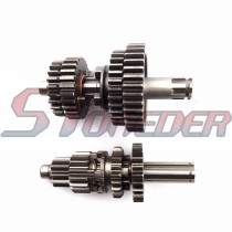 STONEDER Motorcycle YX110 YX125 Transmission Gear Box Main Counter Shaft For Chinese YX 110cc 125cc Engine Pit Dirt Motor Bike