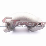 STONEDER 27mm Angled 30° YX-02 Intake Inlet Manifold Pipe For YX 125cc 140cc Engine Pit Dirt Motor Bike Motocross Motorcycle