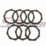 STONEDER 7pcs/Pack Engine Clutch Friction Plate For CG CB 200cc 250cc ATV Quad Dirt Motor Bike Motorcycle