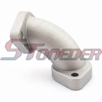 STONEDER 27mm Angled 0° YX-06 Inlet Intake Manifold Pipe For YX 125cc 140cc 150cc 160cc Engine Pit Dirt Motor Bike Motorcycle