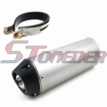 STONEDER 38mm Mute Silence Quiet Muffler For 125cc 140cc 150cc 160cc Pit Dirt Bike Motorcycle Motocross