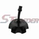 STONEDER Black Gas Fuel Tank Cap For Chinese 50cc 70cc 90cc 110cc 125cc 140cc 150cc 160cc Dirt Pit Bike Motocross Piranha Atomic WPB Explorer Stomp