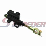 STONEDER Black Rear Foot Brake Master Cylinder For 50cc 70cc 90cc 110cc 125cc 150cc 200cc 250cc ATV Quad 4 Wheeler