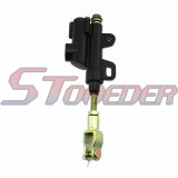 STONEDER Black Rear Foot Brake Master Cylinder For 50cc 70cc 90cc 110cc 125cc 150cc 200cc 250cc ATV Quad 4 Wheeler