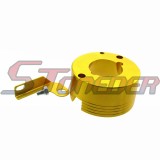 STONEDER Gold Air Filter Adapter For 11Hp 13Hp Honda GX340 GX390 Clone Engine Go Kart Golf Cart Mud Boat Lawnmower Minibike