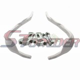 STONEDER White 7/8'' 22mm Handlebar Brush Bar Hand Guard Handguard Protector For Motorcycle Pit Dirt Bike Enduro ATV Quad Motocross