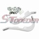 STONEDER White 7/8'' 22mm Handlebar Brush Bar Hand Guard Handguard Protector For Motorcycle Pit Dirt Bike Enduro ATV Quad Motocross