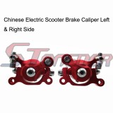 STONEDER Red Left & Right Side Brake Calipers For Electric Scooter E-Scooter