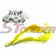 STONEDER Yellow 7/8'' 22mm Handlebar Brush Bar Hand Guard Handguard Protector For Motorcycle Pit Dirt Bike Enduro ATV Quad Motocross